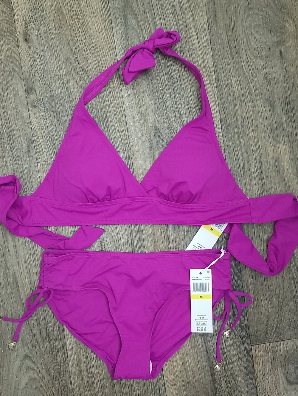 NEW! Anne Cole Fuchsia Halter Bikini👙